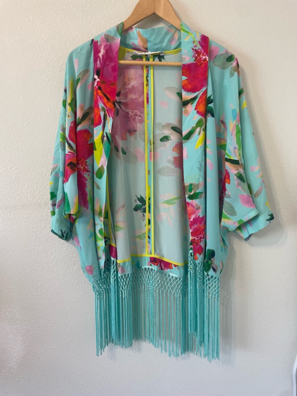 Trina Turk Silk Kimono Size Small